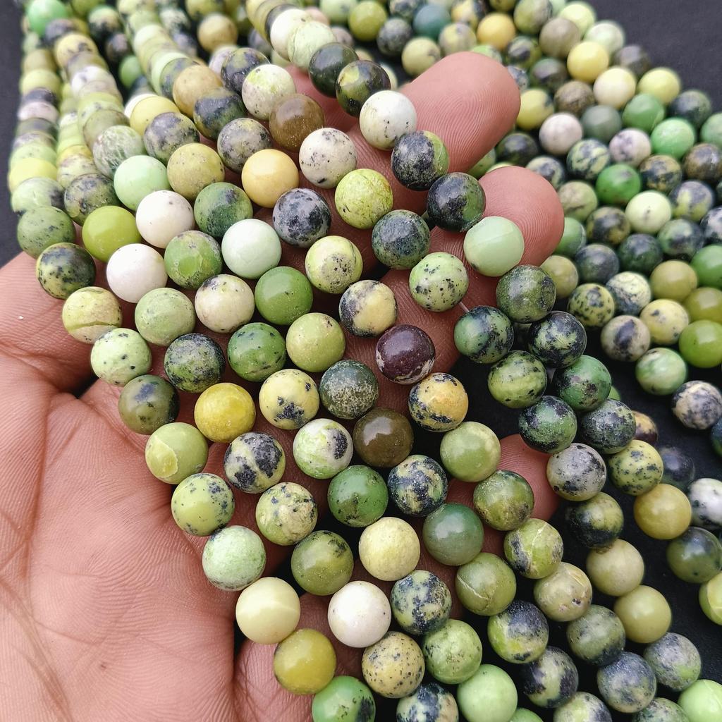 Chrysoprase Australian Jade Beads, Top Grade Genuine Natural Gemstone Round Loose Beads, 4MM 6MM 8MM 10MM Bulk Lot.