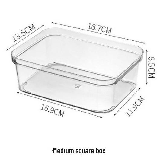 Acrylic Transparent Desk Drawer Organizer for Stationery and Cosmetics