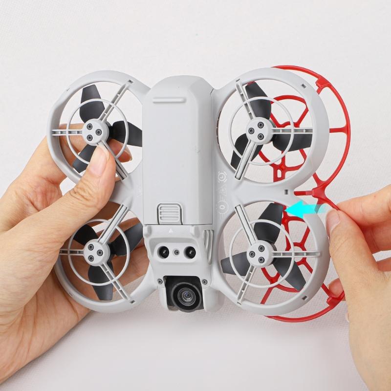 Pack of 2pcs Propeller Protective Rings Quadcopter Paddle Leaf Propellers Guards Secure Flying Enhancement