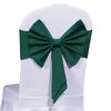 10PCS Thicken Spandex Chair Cover Band Ribbons Chair Tie Backs for Party Banquet Decor Wedding Decoration Knot Chair Bow Sashes