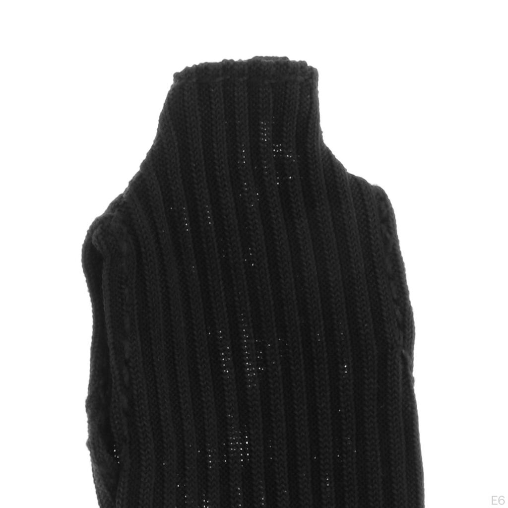 1/12 Scale High Neck Vest Doll Casual Handmade Fashion Pullover Top for 6inch Female, Action