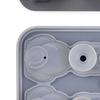 Silicone Chilled Cube Tray Portable DIY Making Tool for Tea Drink Juice black