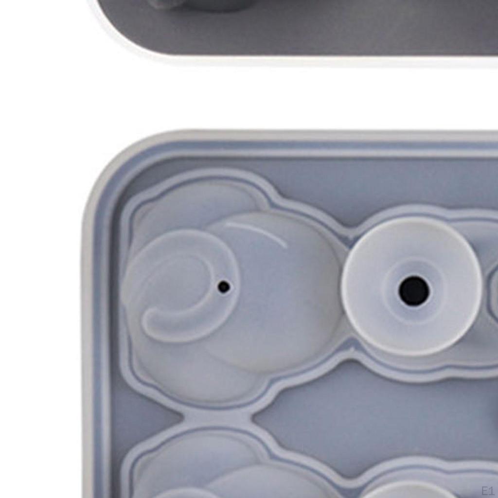 Silicone Chilled Cube Tray Portable DIY Making Tool for Tea Drink Juice black