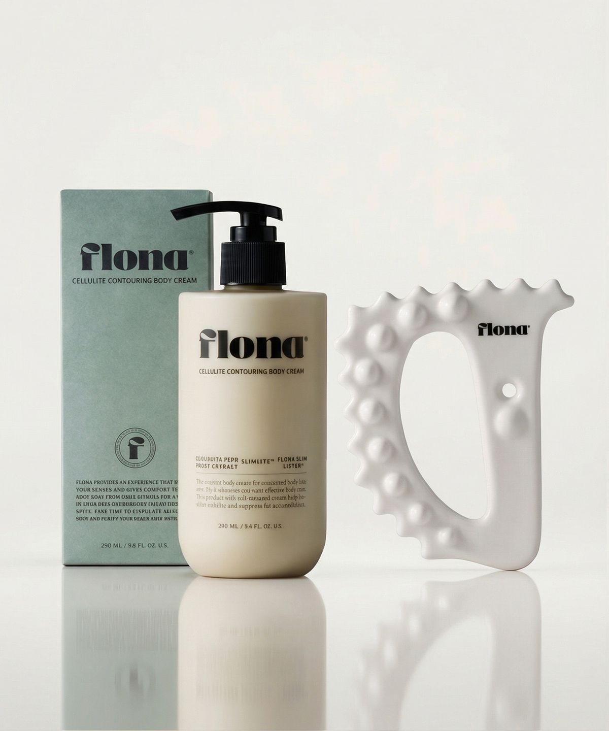 [Contouring Set] Full Care Gua Sha + Cellulite Body Cream 290ml