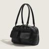 New Shoulder Bags Women Handbags Black Advanced Axillary Bag Retro Fashion Korean Style Trend Leisure Versatile Small Square Bag