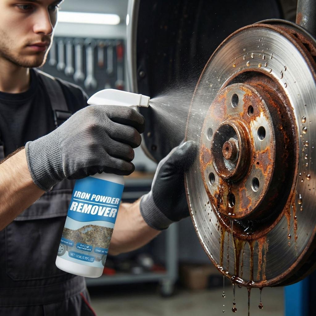 100ml Multi-functional Quick-acting Removal Spray  100ML Iron Powder Remover Spray For Metal  Bikes  Tools  Furniture & Household Surfaces