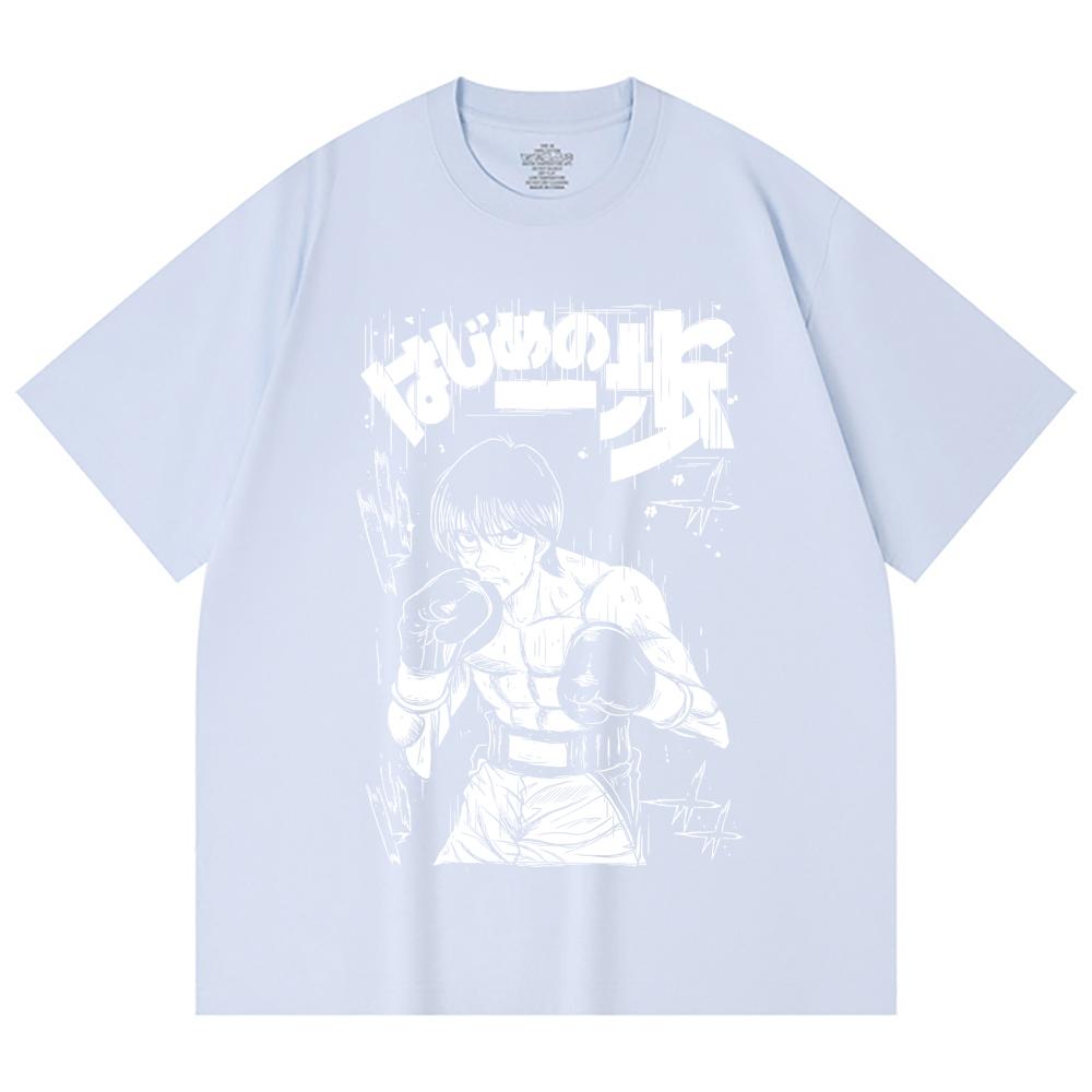 230 Gsm 100% Cotton Hajime No Ippo V9 Ichiro Print Unisex Heavy Cotton T Shirt