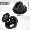 ACROPIX Fuel Tank Fuel Filler Lock Door Gas Tank Cap Cover Fits Jeep Wrangler JK with Key Black 1 Piece