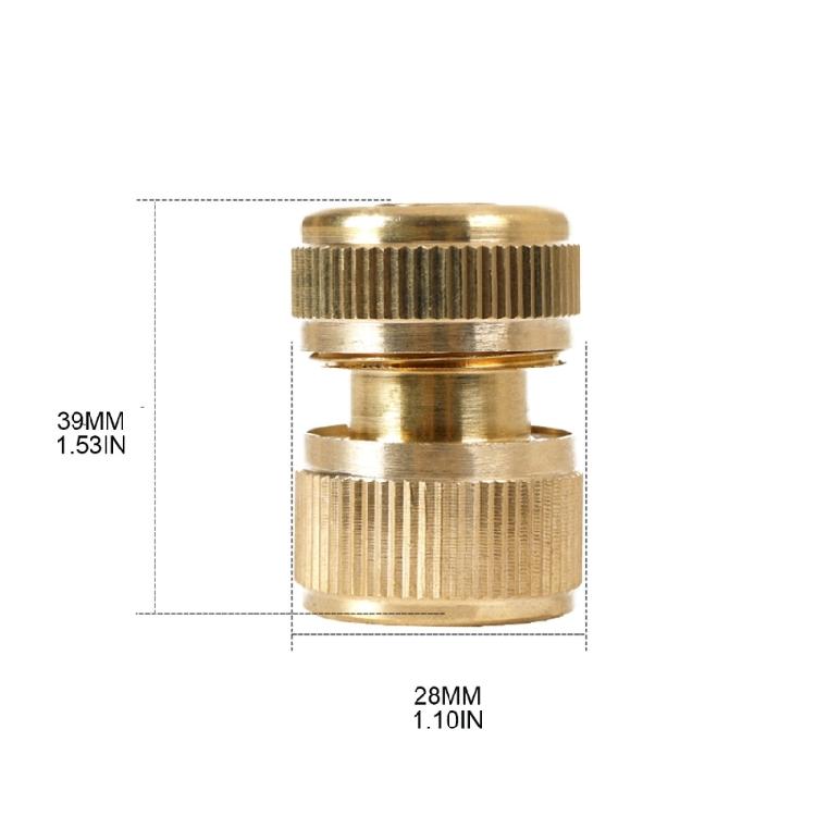 Reliable Brass Garden Hose Quick Release Connectors (2 Pairs) Smooth and Effortless