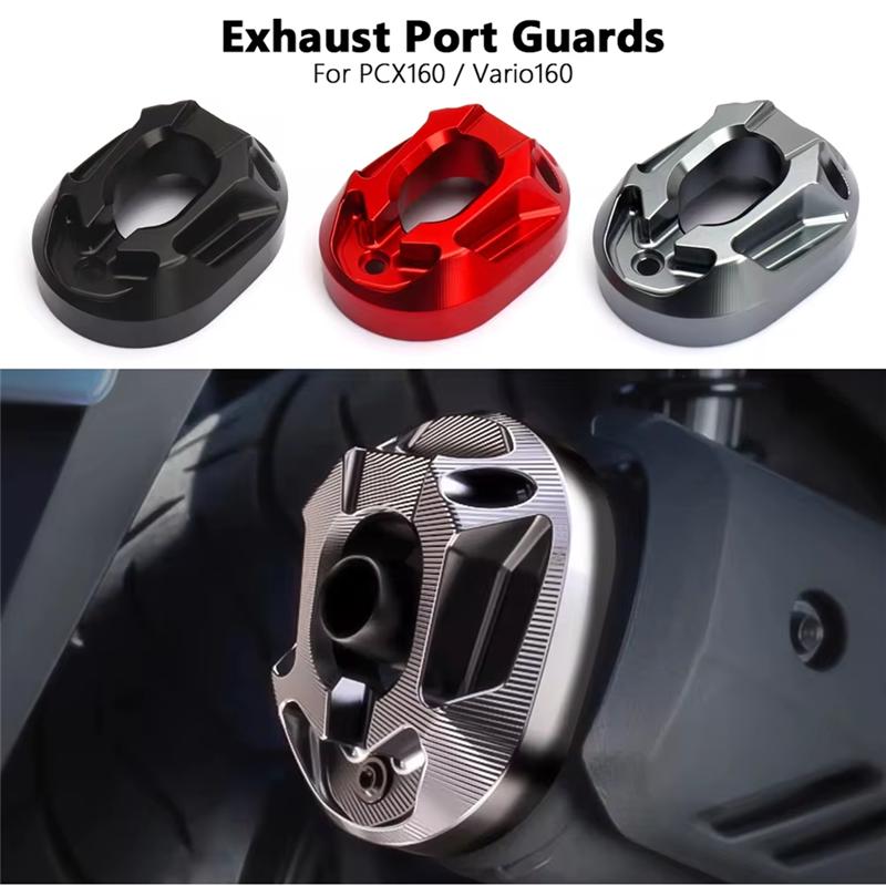 Ac29-Motorcycle Exhaust Pipe Cover Tail Protector Anti-Scald Guard Cap For Honda PCX160 PCX 160 -2024