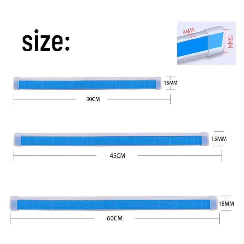 Ultra-Thin Daytime Running Light & Flowing Turn Signal Strip - Soft Silicone, White & Yellow Light with Scanning Start Style