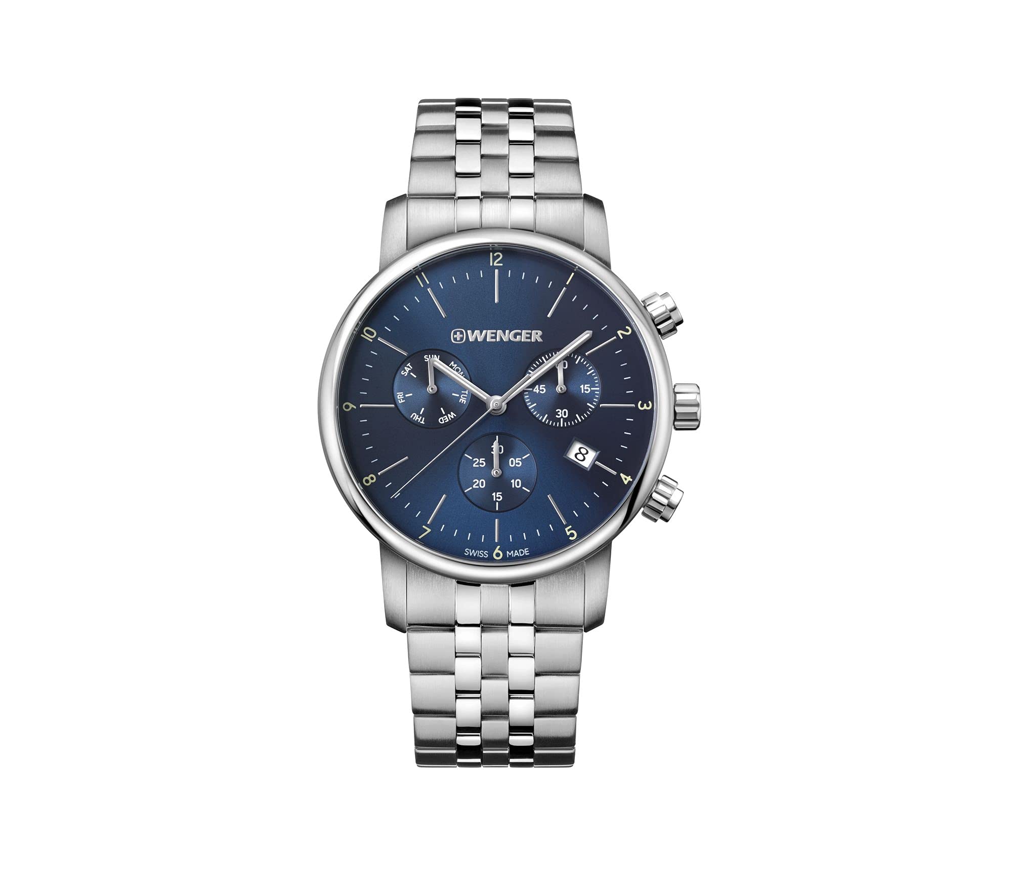 

WENGER Wristwatch URBAN CLASSIC CHRONO Gift Quartz 01.1743.105 [] синій