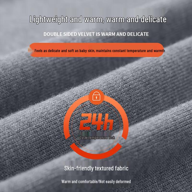 Huili Men's Winter Round Neck Pullover Knit Sweater