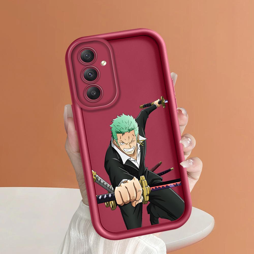 Soft Silicone Square Ladder Printing Pattern Phone Casing Full Cover Camera Shockproof Protection Rubber Case for Samsung