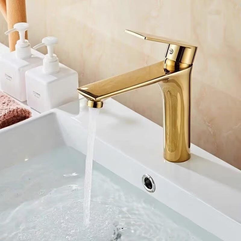 Single Hole Hot & Cold Basin Faucet Bathroom Kitchen Tap Accessories