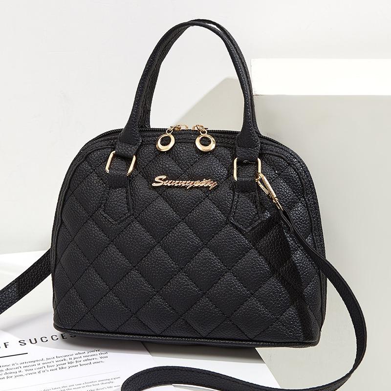 Autumn New Diamond Single Shoulder Women's Bag Temperament Small Bag Women's Bag Versatile Texture Single Shoulder Messenger Bag