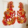 Chinese New Year Door Banner Door Plaque For The Year Of The Horse Spring Festival Wall Decorations Red Horse Couplets 2026