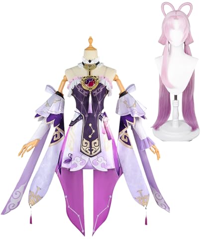 [NOKIJP] Honkai Star Rail Fugen Cosplay Kostüm, Senshu Luofu, Honkai Star Rail Fugen Cosplay, Schulfest Event (Fugen Kostüm, Größe M)