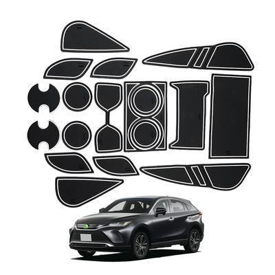 Auto Spec Toyota Harrier 80-serien Fickmattor Gummidörrficka Konsol Interiör Ljudisoleringssats 80 Vit (MXUA8# AXUH8#) - Fordonsspecifika mattor, Mattor,