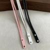Studded Metal Stud Belt Metal Studs Narrow Waist Belt Fashion Thin Waist Belt  For Women