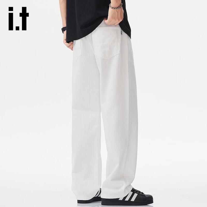 izzue it Men s Washed Straight-Leg Jeans 38