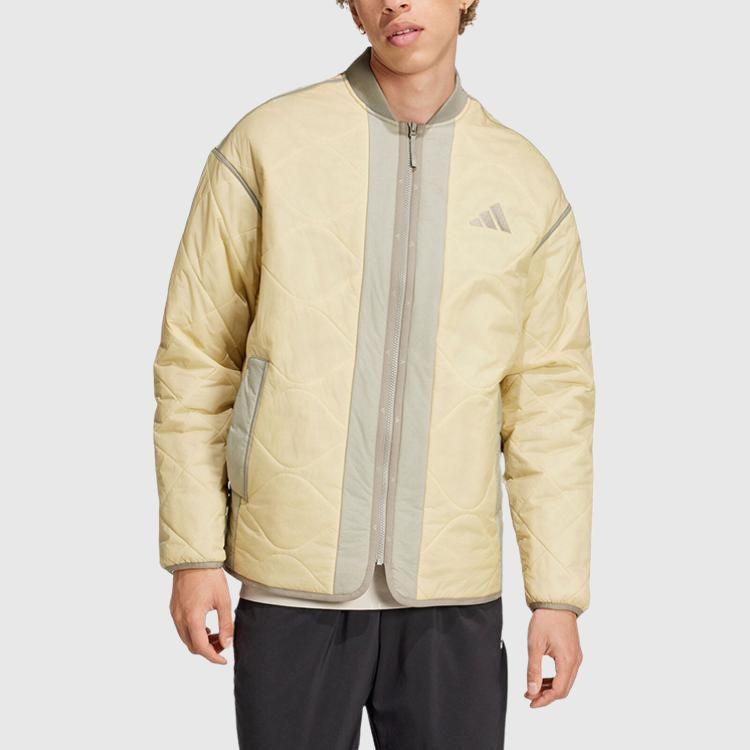 Adidas LIGHTWEIGHT PADDED Jackets & Coats Men's Sand Brown/Pebble Silv