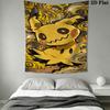 Mimikyu Star Wall Hanging Printed Fabric Blanket Decorative Tapestries for Bedroom Living Room Home Decor