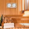Termometro per Sauna 2 in 1 Legno Termoigrometro Termometro Igrometro Accessori per Sauna a Vapore