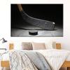 Modern Stick On Ice Hockey Canvas Painting Winter Sport Posters and Prints Hockey Player Wall Art for Living Room Home Decor