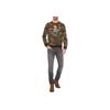 Polo Ralph Lauren Felpa Girocollo Mimetica con Stampa Orso Manica Lunga Felpa Uomo 710766090-001