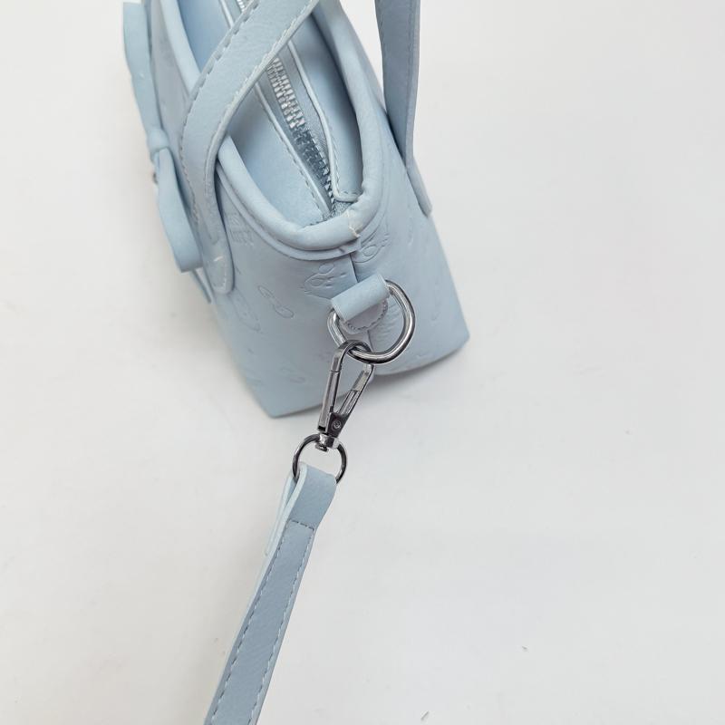 Fashion Women's Cute Bow Handbag Kawaii Sweet Mini Tote Bag PU Leather Top Handle Crossbody Cellphone Purse for Daily