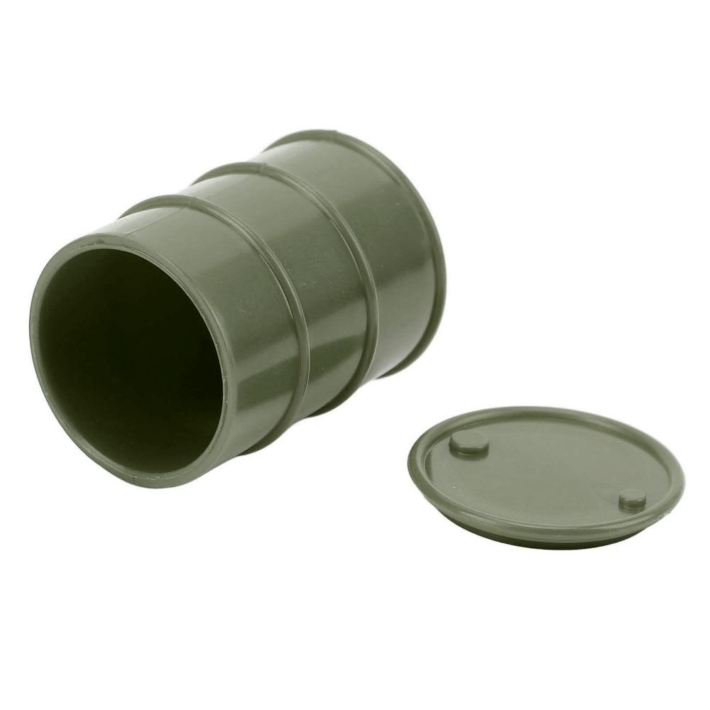 ABS Mini Oil Drum 1/24 Scale RC Decoration Tank for SCX24 RC Car For Model Collectors