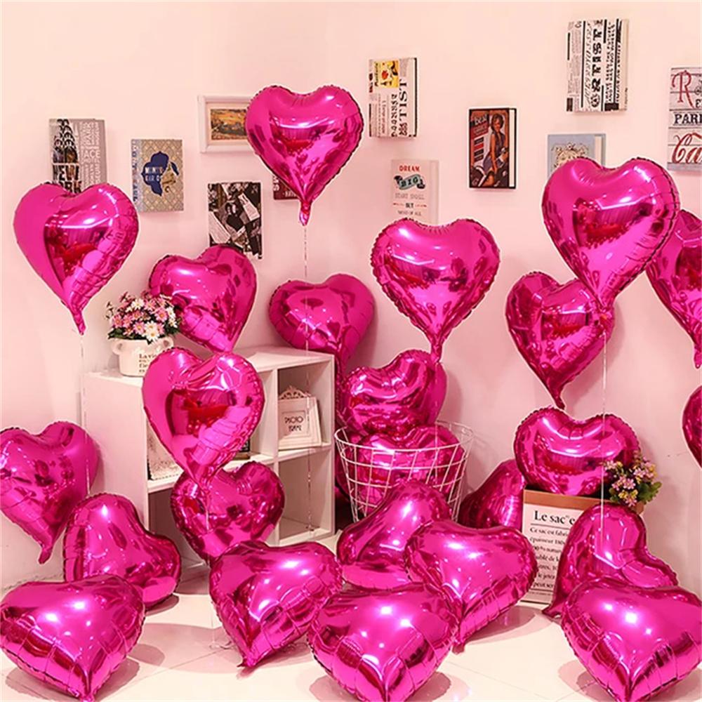 10Pcs Wedding Decoration Love Balloons Valentine's Day Couple Romantic Proposal Christmas DIY Birthday Party Ornament Balloon
