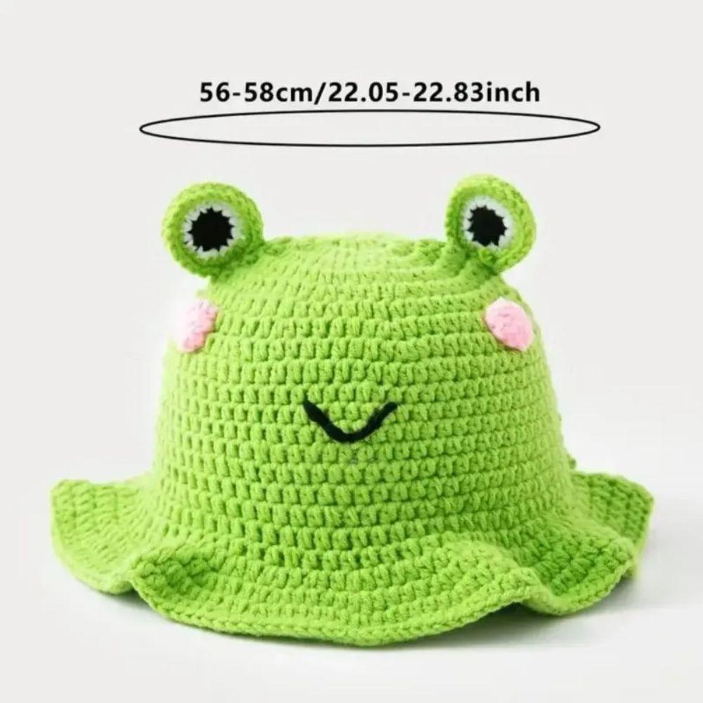 Breathable Women's Beanie Hats Knitted Bucket Hats Fashionable Mesh Beanies  Outdoor Wear