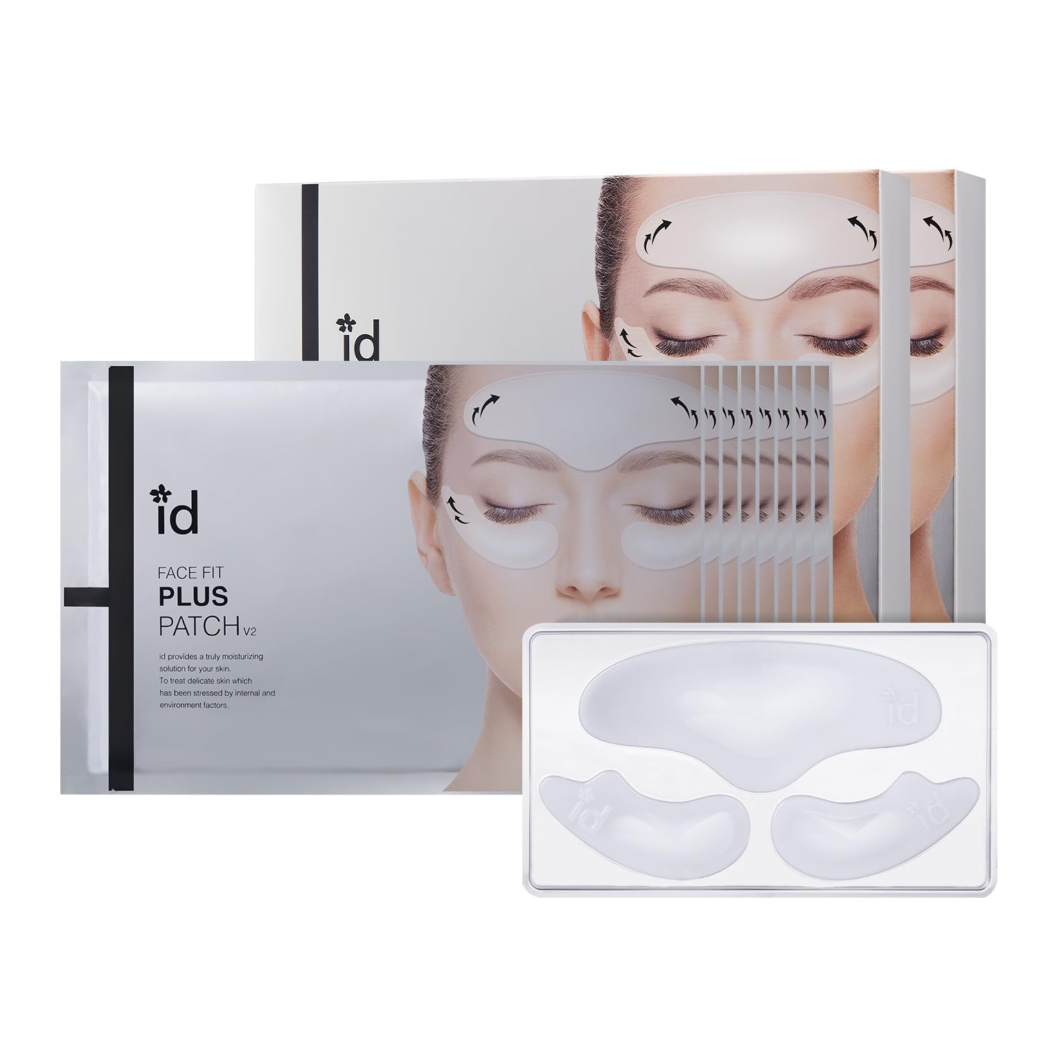

id FACE FiT Partial Face Pack Plus Patch V2 Увлажняющий упругость 16X4 Набор
