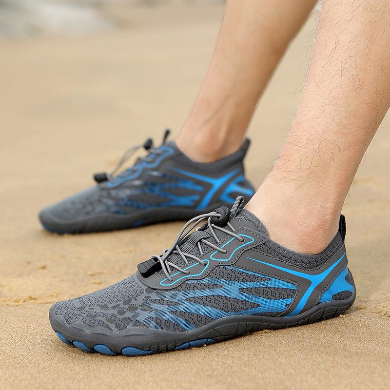 Outdoor Men's Creek Shoes Five-finger Wading Beach Shoes Barefoot Shoes Swimming Shoes Women's Wide-headed Shoes Surf Rafting Shoes