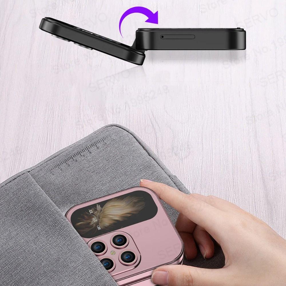 FM Radio Flip Foldable Phone Dual Card Dual Standby Clamshell Phones Student