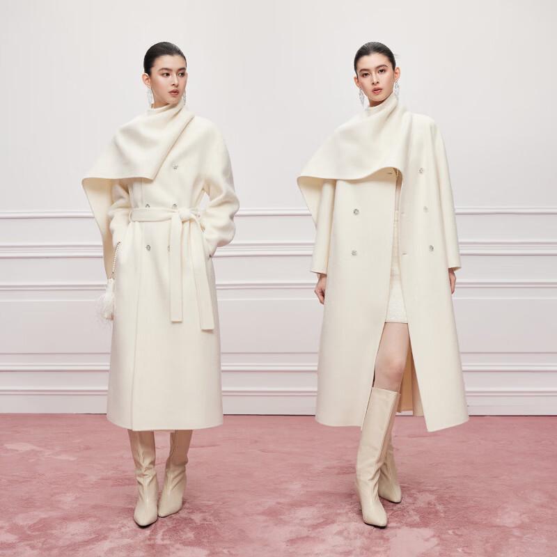 Mandy Zhang Women's Alpaca Wool Blend Double-faced Coat
