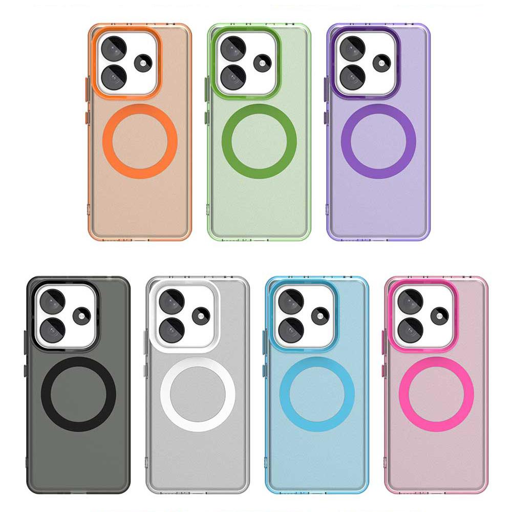 Magsafe Matte Phone Case For Xiaomi Redmi Note 14 14 Pro 14 Pro+ 5G/4G Magnetic Wireless Charging Shockproof Back Cover