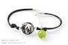 Bearded Collie, Highland Collie, Mountain Collie - bracelet with your photo handmade, unique jewelry from the Art-Dog brand