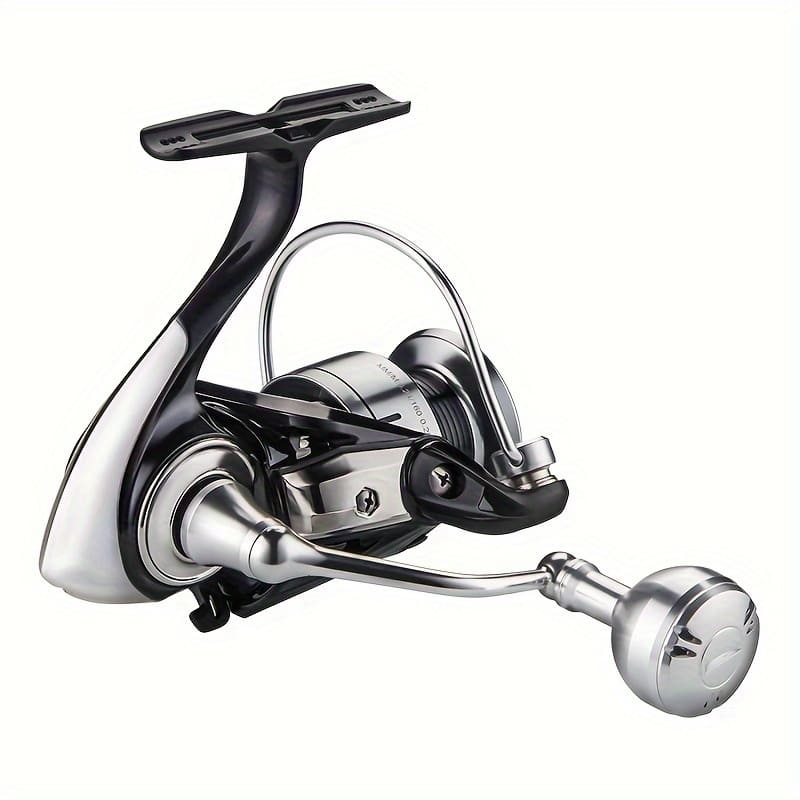 No-Gap Spin Fishing Reel 33.07LB Metal Ball Grip 3+1BB Bearing Fishing Reel High Speed Gear Ratio Bait Long Distance Outdoor Fishing Reel