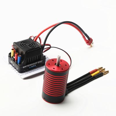 GTSKYTENRC moteur sans balais 3660 étanche 4200KV avec ESC sans balais 80A pour télécommande Trax4