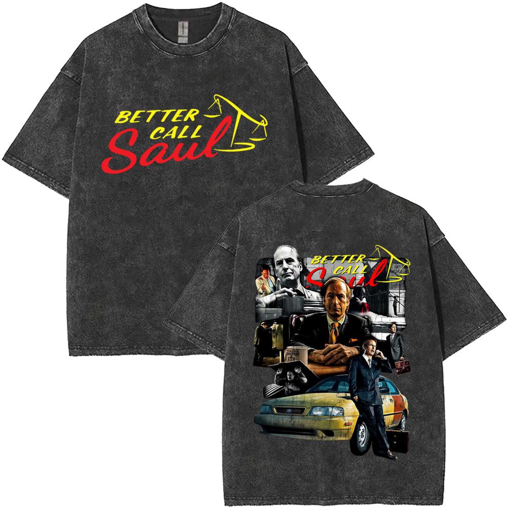 Washed Vintage Heisenberg TV Breaking Bad Stay Out of My Territory T Shirt Better Call Saul Graphic Tshirts Men Retro T Shirts