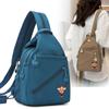 Breast bag, women's new trend messenger bag, casual fashion versatile student shoulder bag, sports backpack