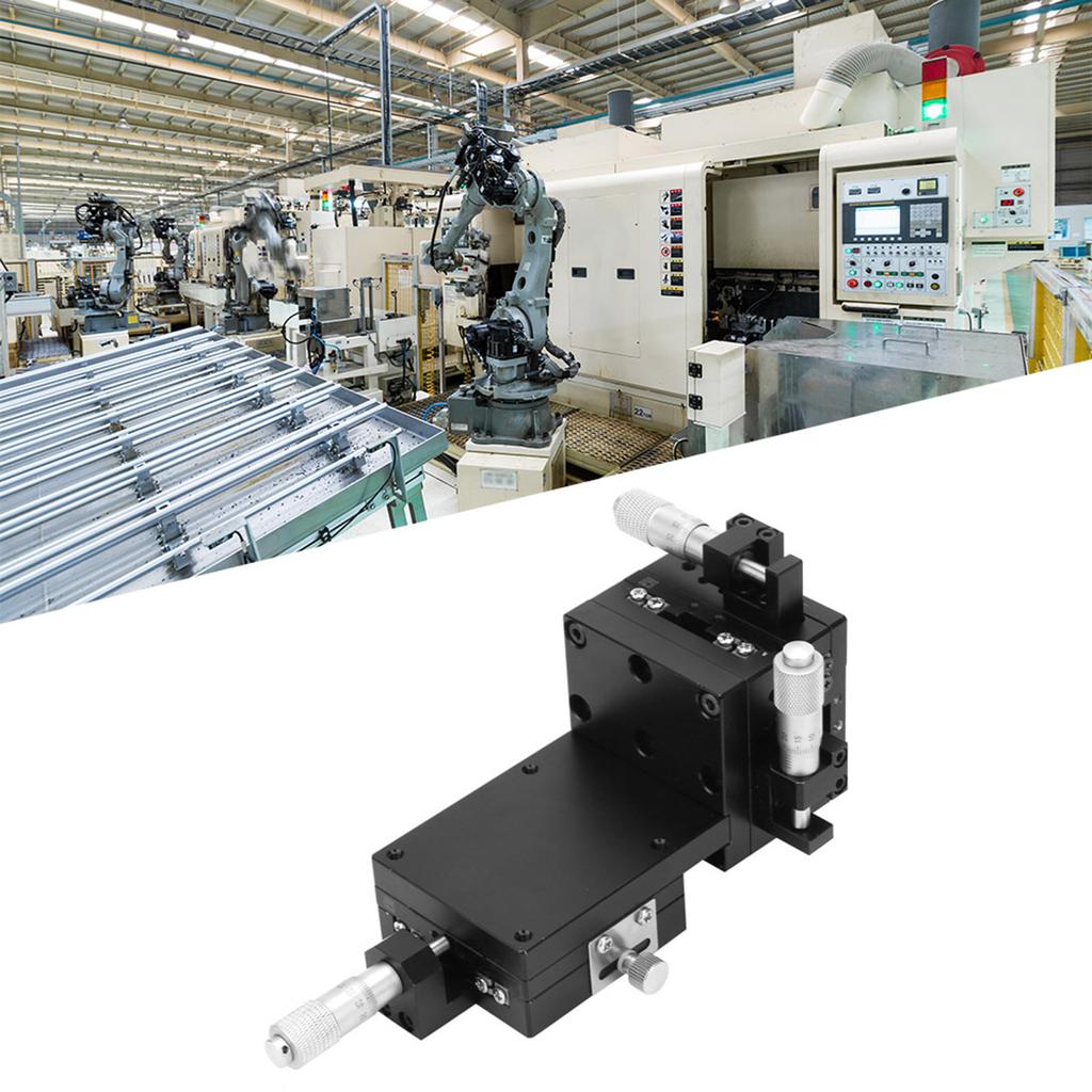 SEMXYZL60 ACR XYZ Vertical Lift Linear Platform Manual Stage Fine Tuning Sliding Table 60*60mm