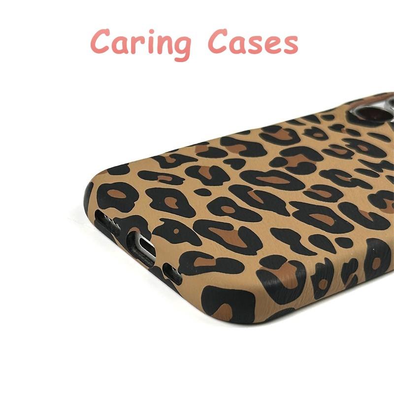 For iPhone 17 Pro Max Case Gray Leopard Print Matte Hard Shell Minimalist Protective Compatible with iPhone 16 15 14 13