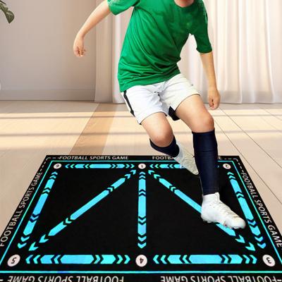 Football Footstep Training Mat Silent Soccer Sports Auxiliary Mat Non-Slip Indoor Soccer Practice Equipment for Agility And Speed Training