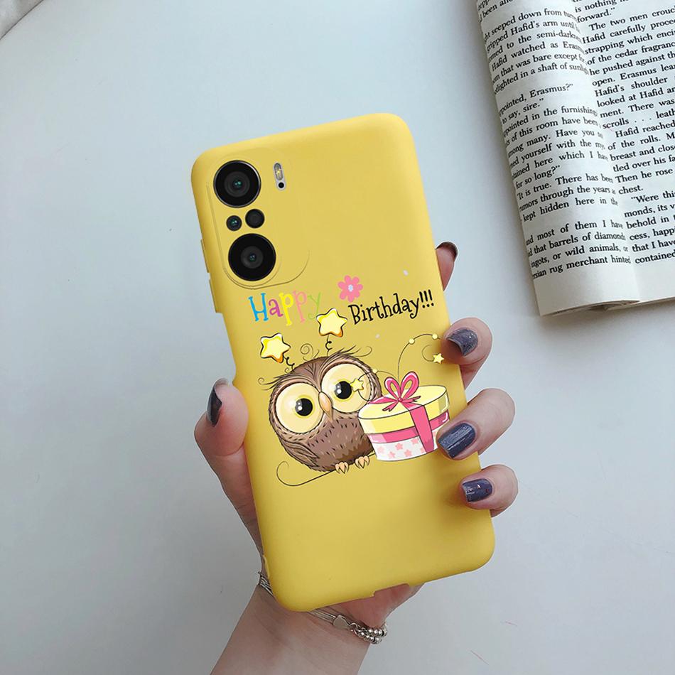 For Xiaomi POCO F3 Case Soft Back Cover Fashion Rainbow Love Heart Silicone Phone Protector Case For Xiaomi mi POCO F3 F 3 Funda