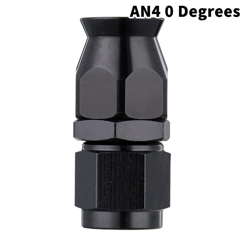 0-180 Degree An4 An6 An8 An10 Car Hose End Fitting Hose Adapter For Swivel Oil Fuel Line Aluminium Alloy