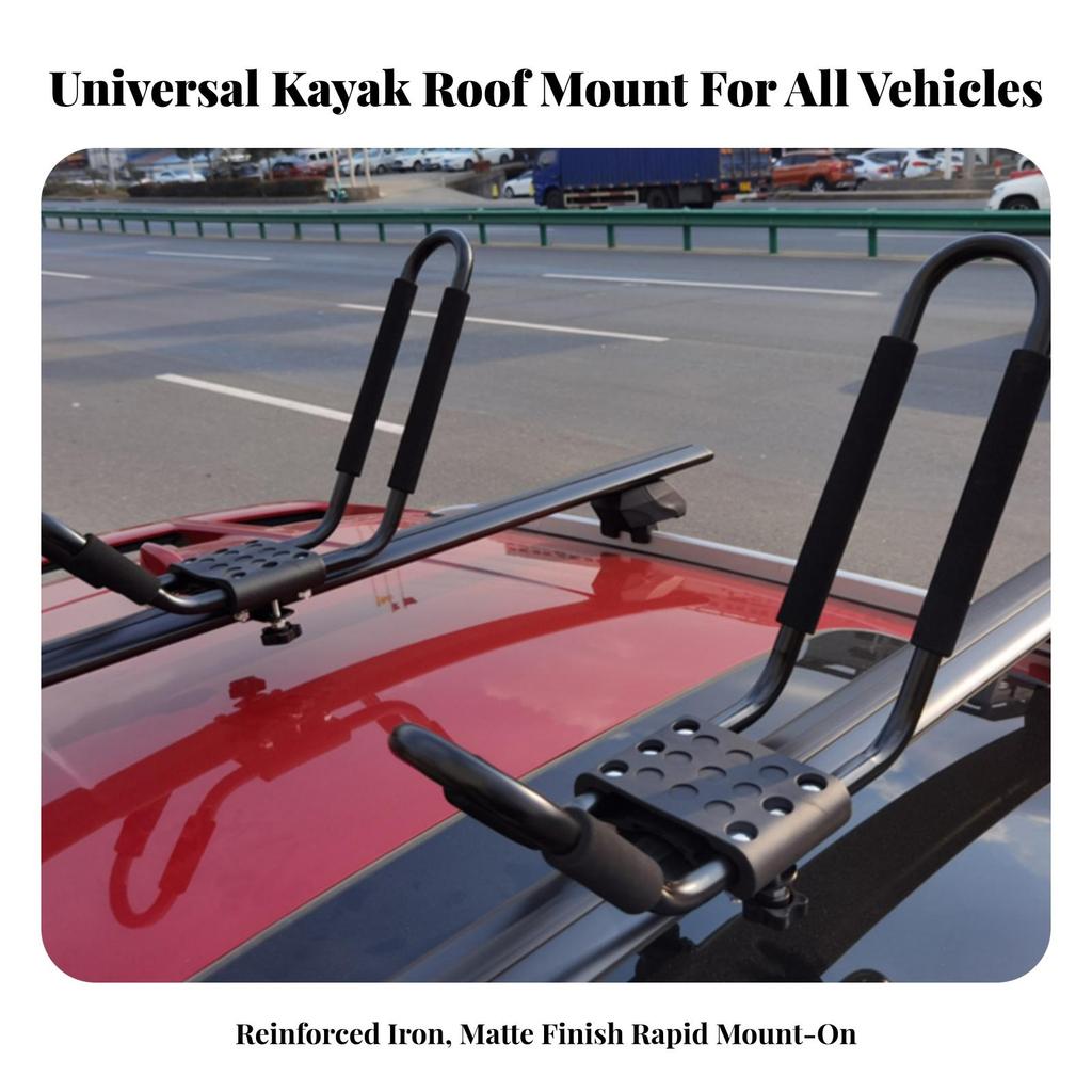 Kayak Rack with Mounting Hardware Padded Carrier Safeguarding for Kayakers